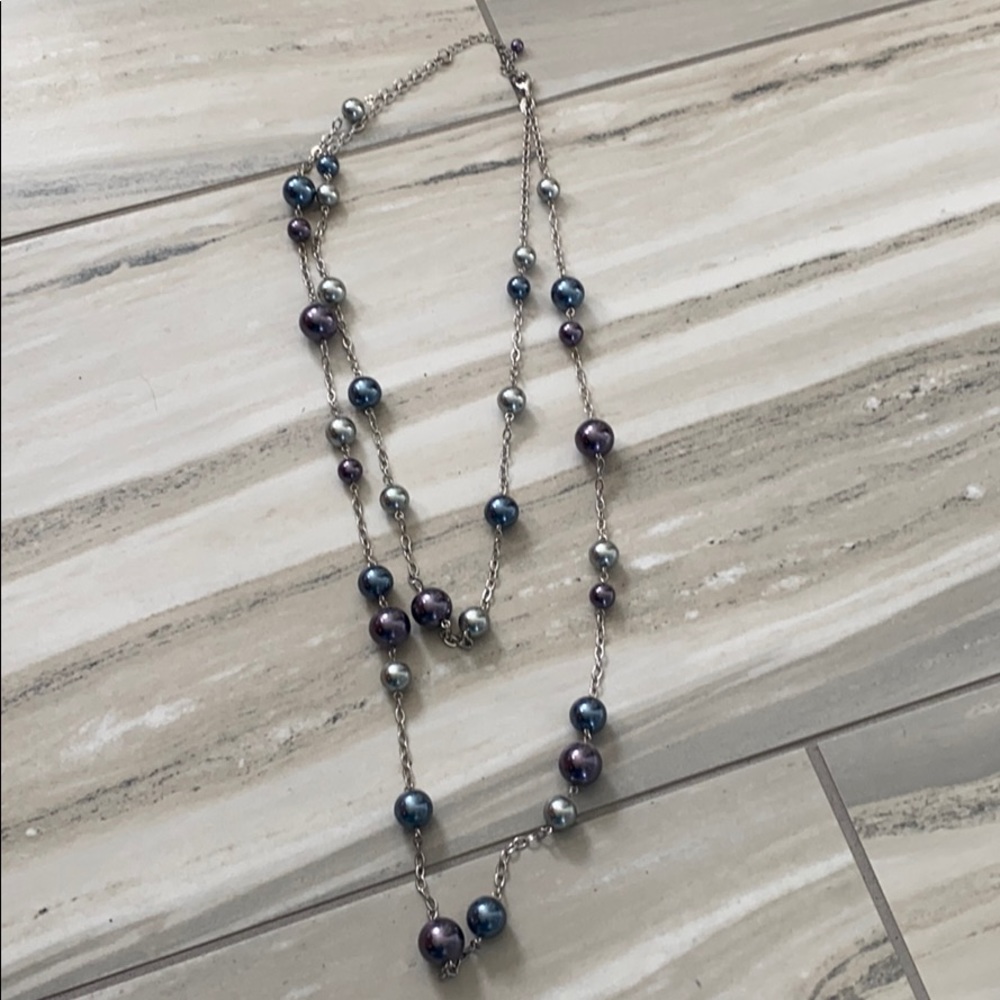 Lia Sophia Multi-Strand Beaded Necklace